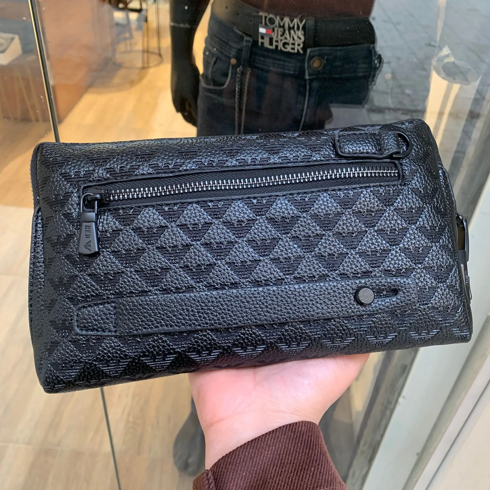 Armani Men's Handbag - Black